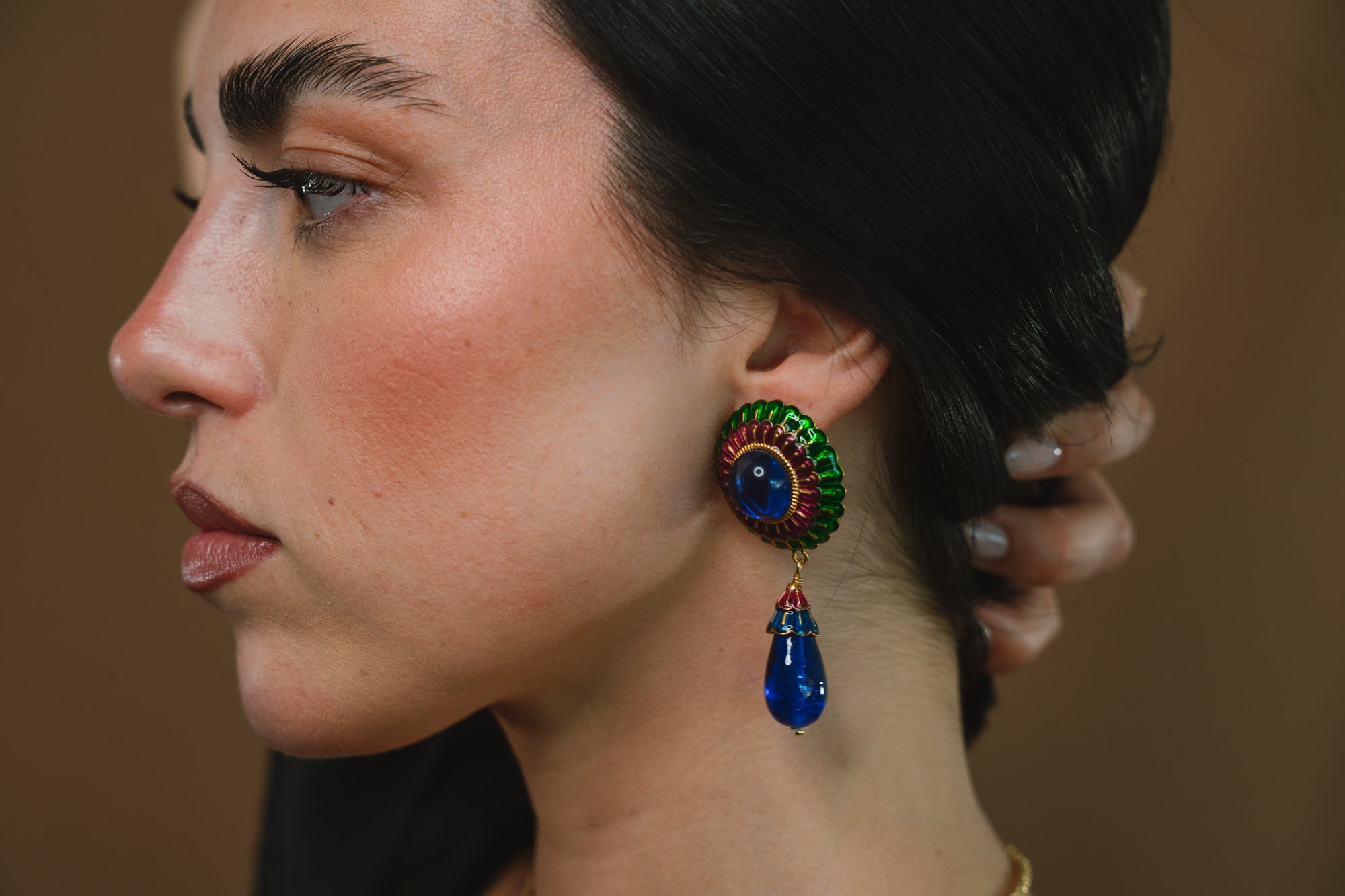 Pendientes Farolillo Azul