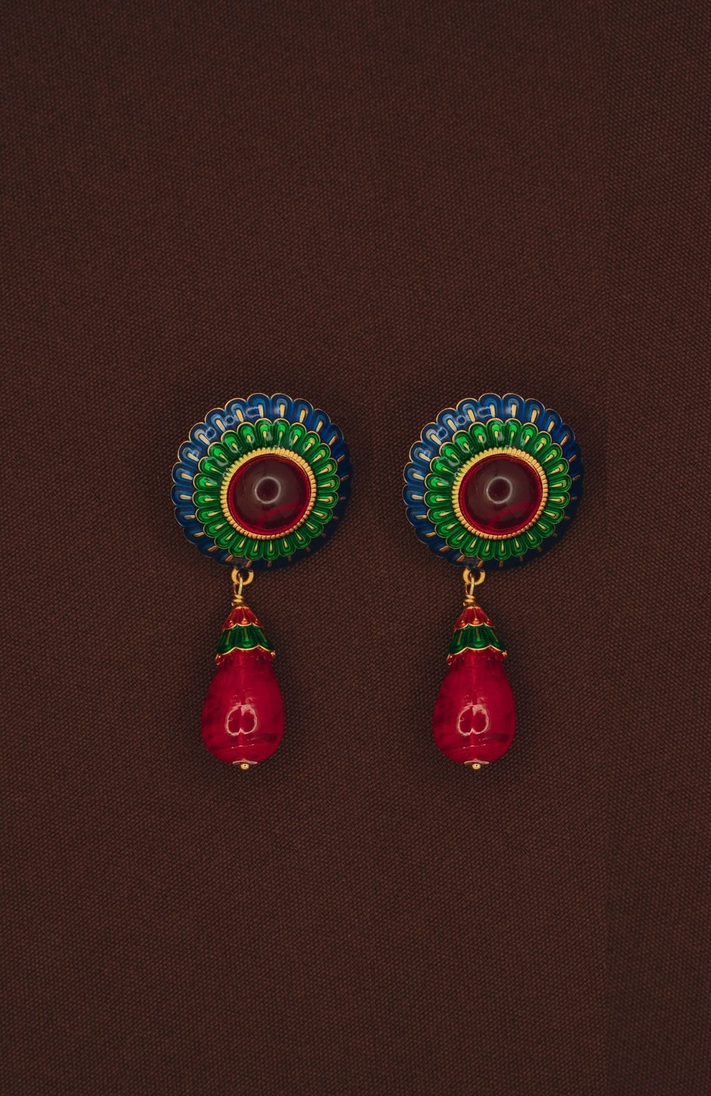 Pendientes Farolillo Rojo