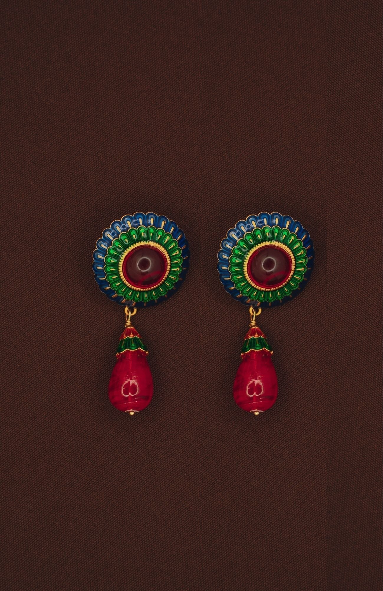 Pendientes Farolillo Rojo