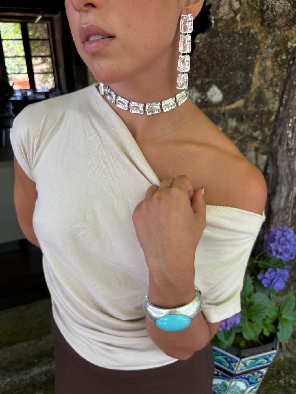 A Deshora Plata Choker