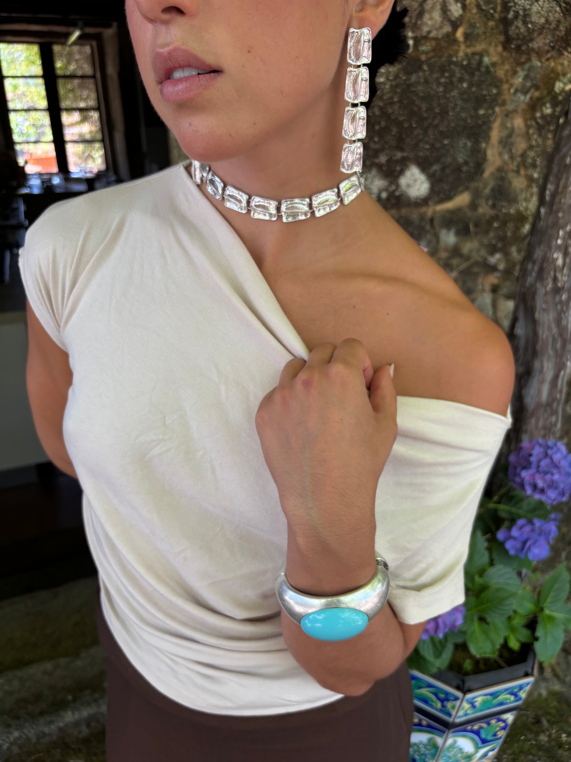 A Deshora Plata Choker