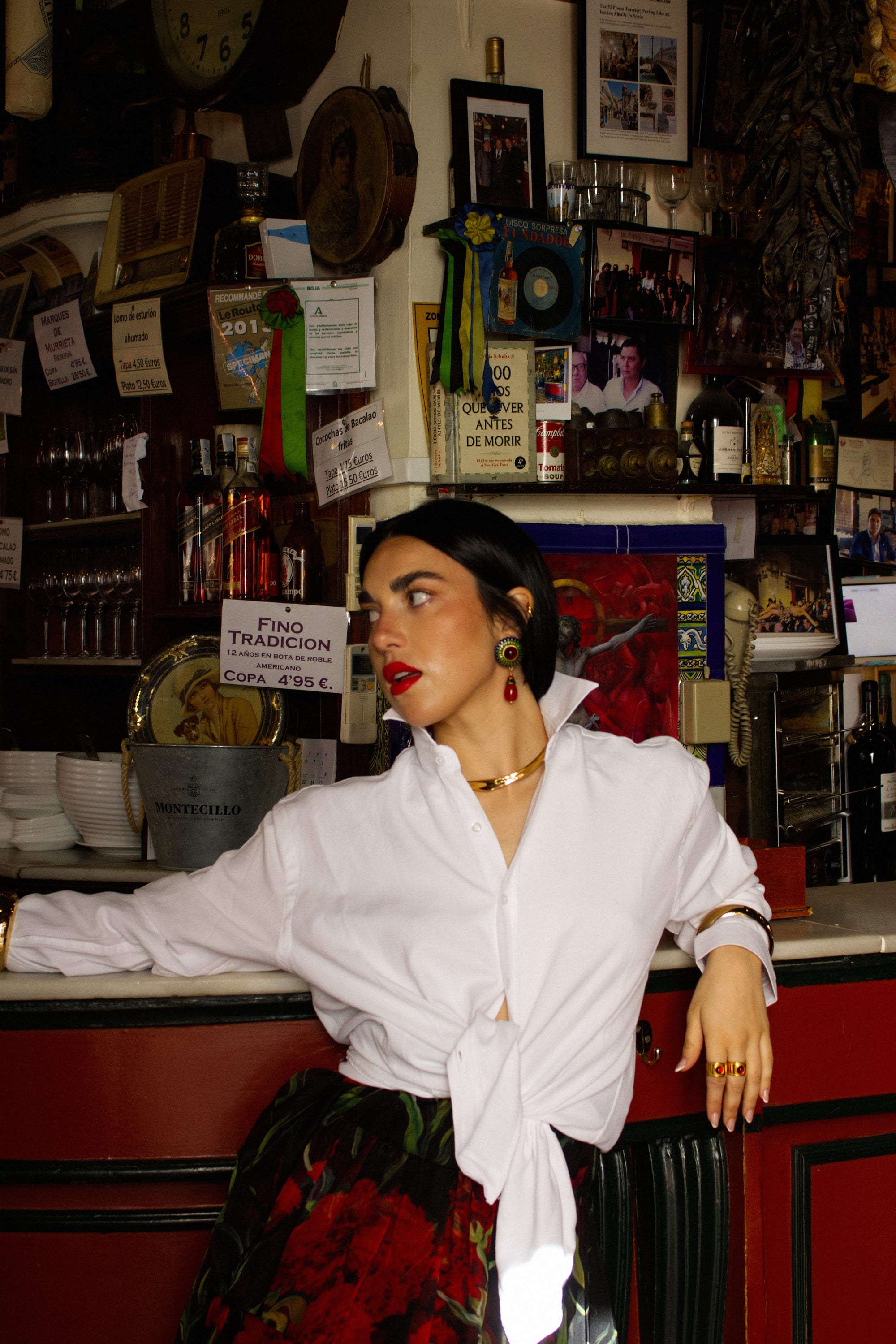 Pendientes Farolillo Rojo