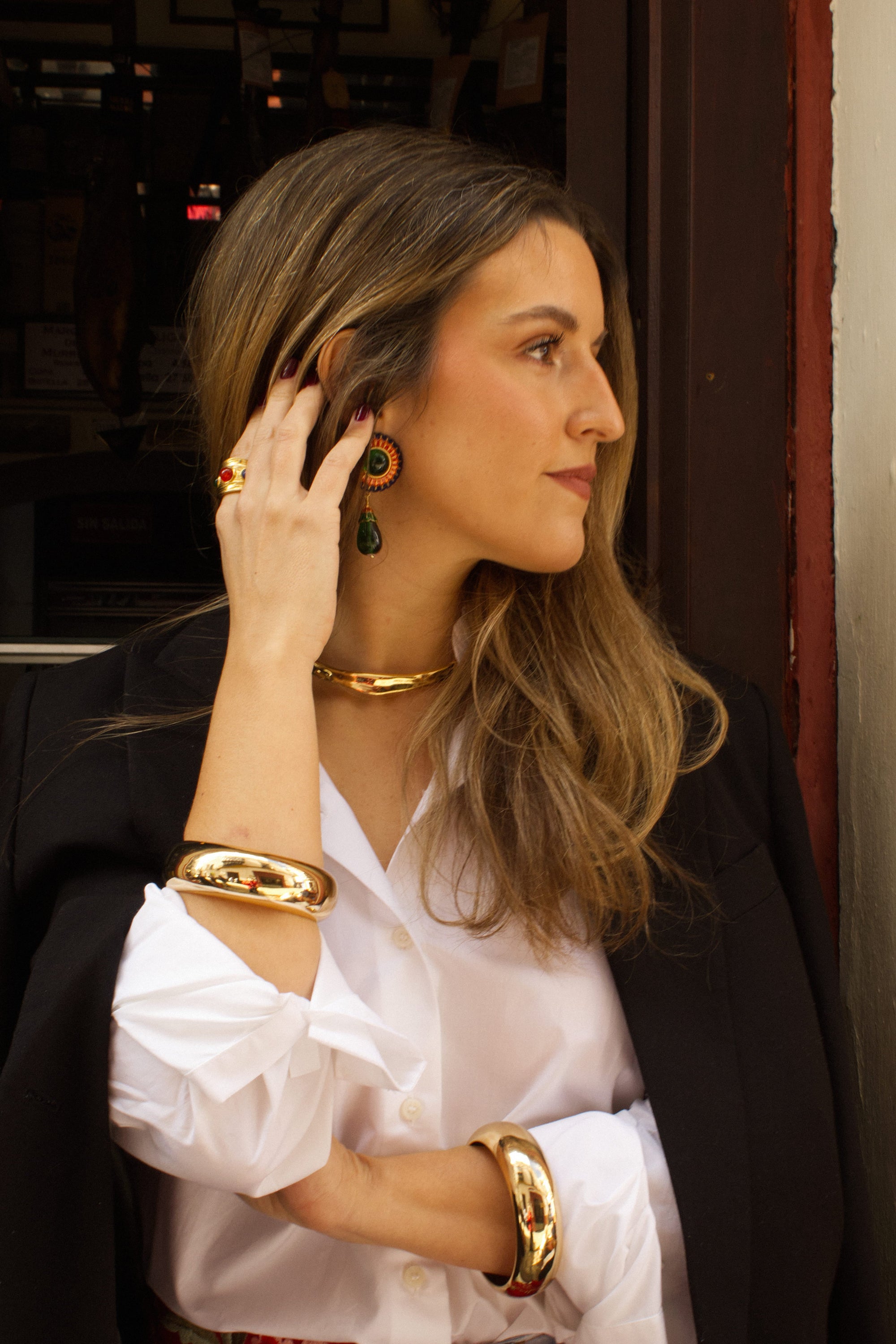 Pendientes Farolillo Verde