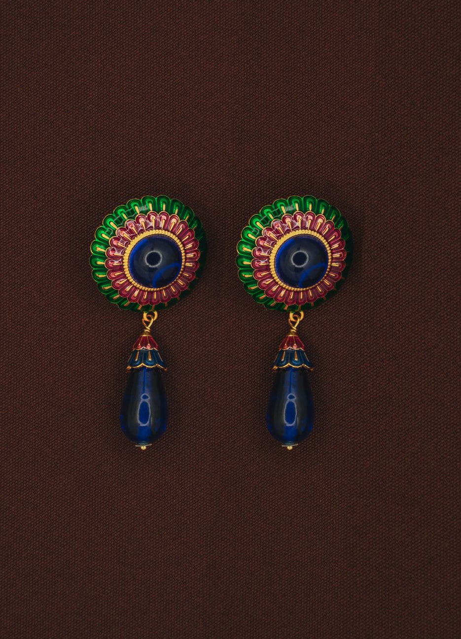 Pendientes Farolillo Azul