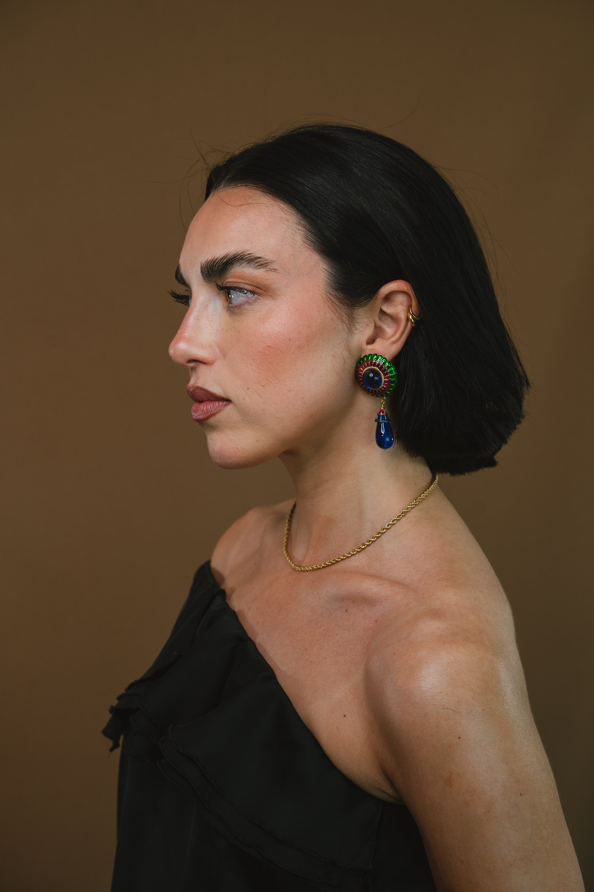 Pendientes Farolillo Azul