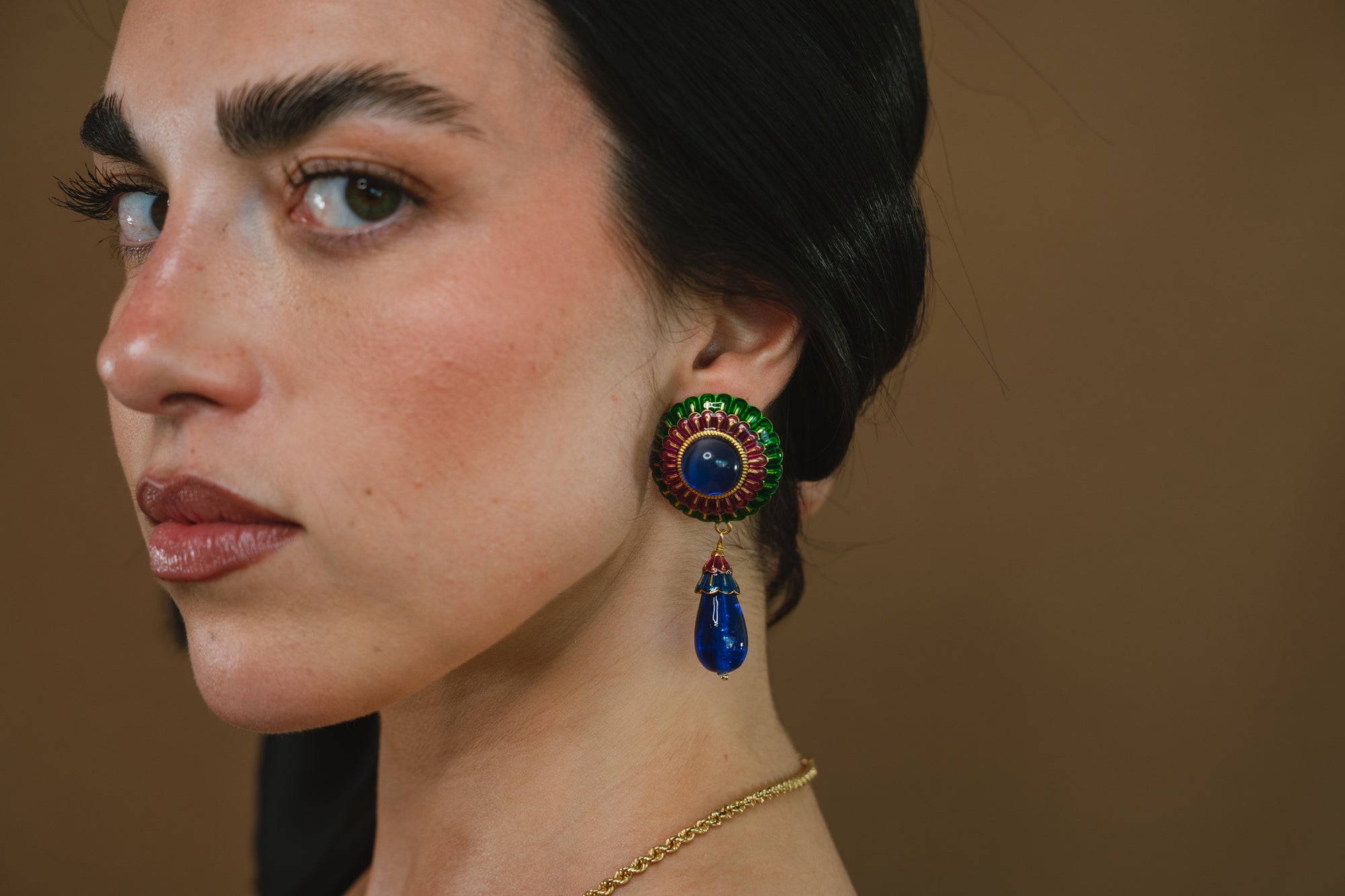 Pendientes Farolillo Azul