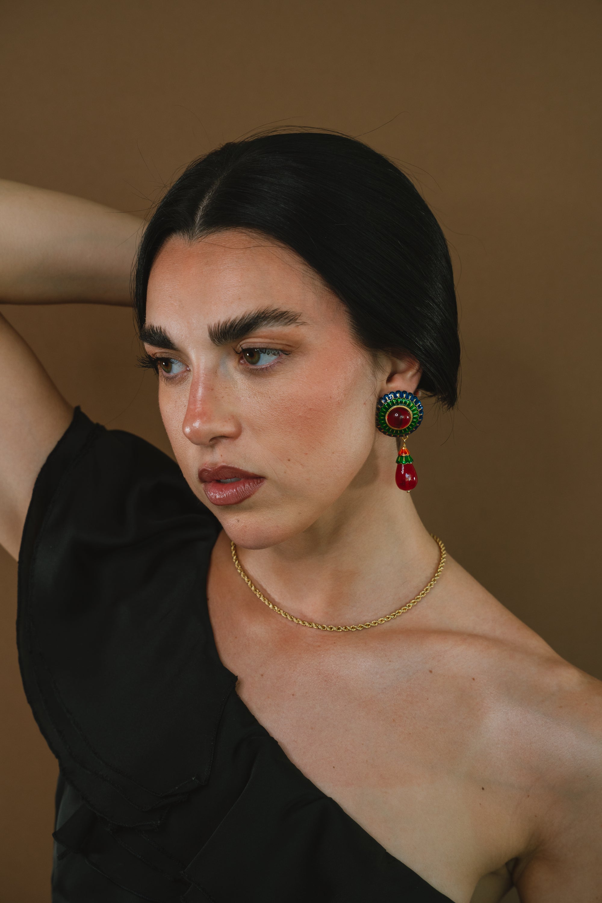 Pendientes Farolillo Rojo