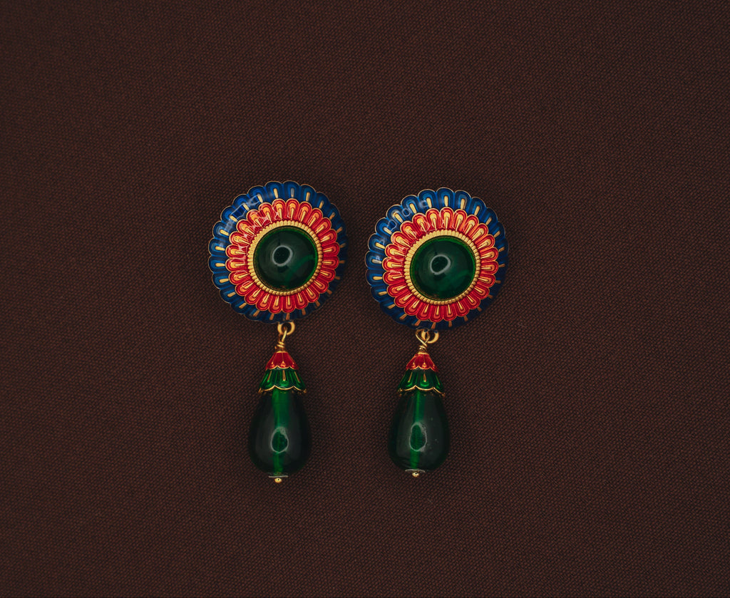 Farolillo Verde Earrings