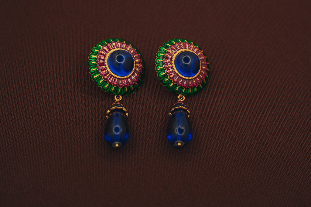 Pendientes Farolillo Azul