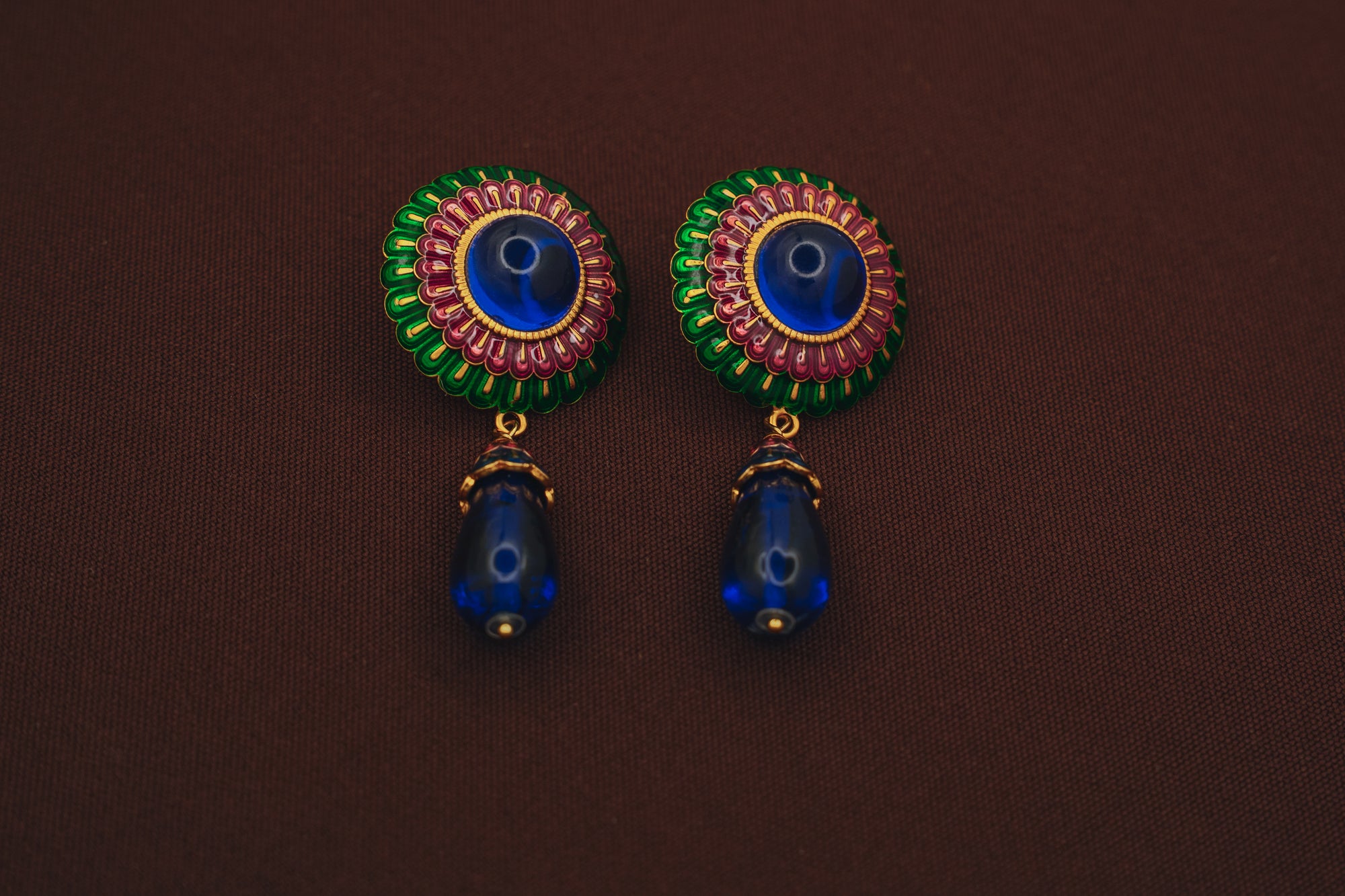 Pendientes Farolillo Azul
