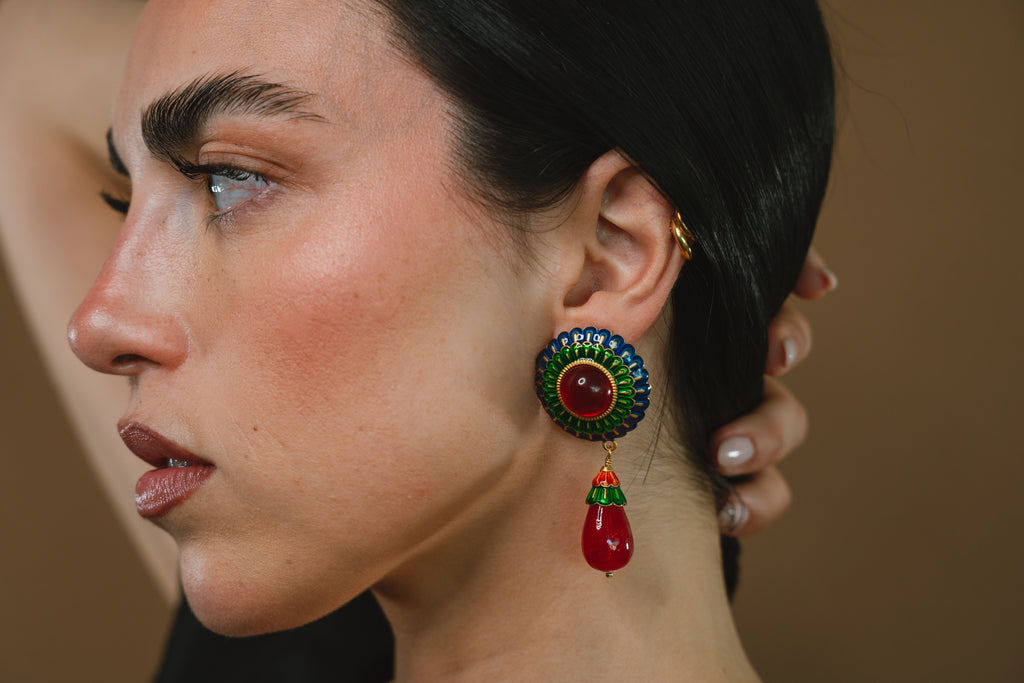 Pendientes Farolillo Rojo